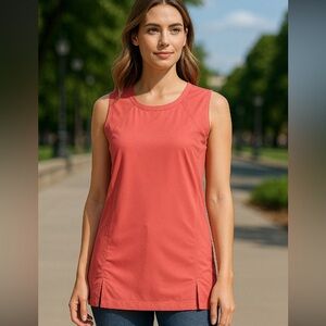Women's Sleeveless Pink Top